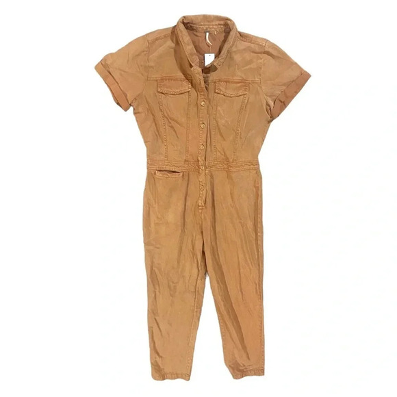 Young Fabulous & Broke Pants - Young Fabulous & Broke Khari Jumpsuit Camel Sz L NEW